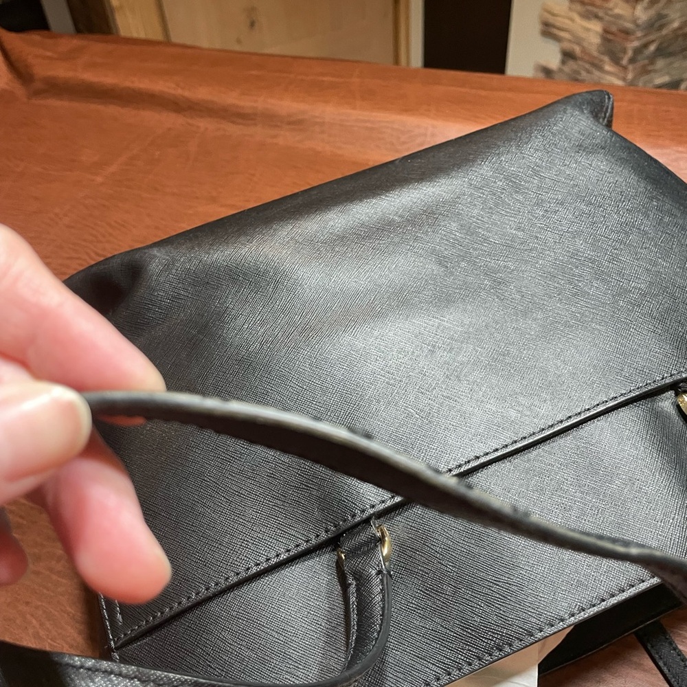 Tory Burch Black Leather Tote - Picture 8 of 10